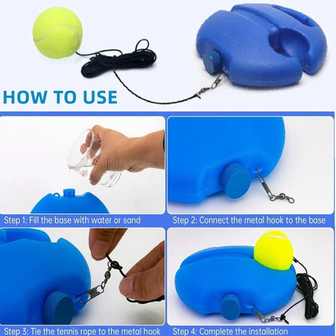 Cricket & Tennis Trainer Rebound Ball (Without Racket)