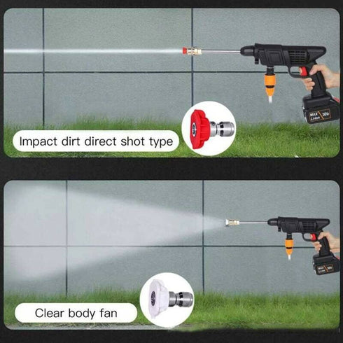 Wireless Car Washer Gun (Double Battery Included) - pikzystore.com