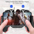 4-Finger Gaming Grip Controller with Dual Cooling Fan & Built-in Battery