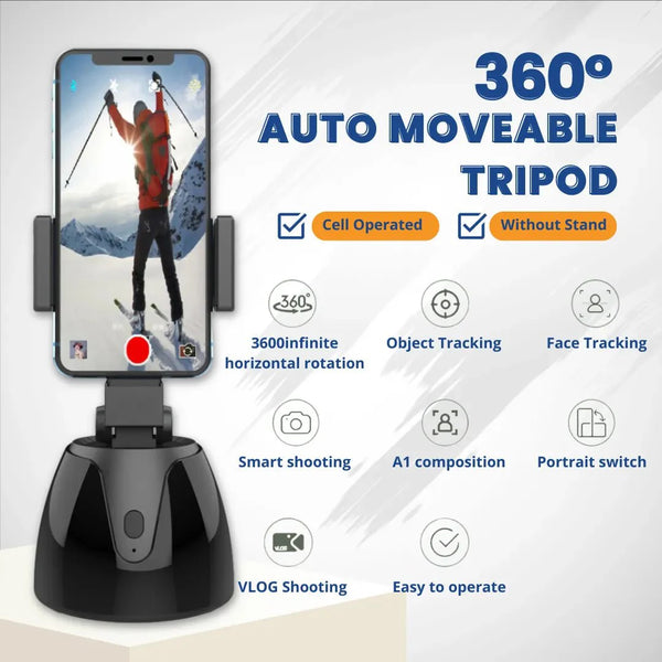 360 Degree Auto Move Tripod (Cell Operated) - pikzystore.com