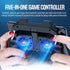 4-Finger Gaming Grip Controller with Dual Cooling Fan & Built-in Battery
