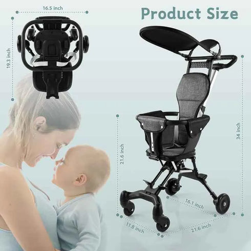 Foldable & Light Weight Baby Stroller - pikzystore.com