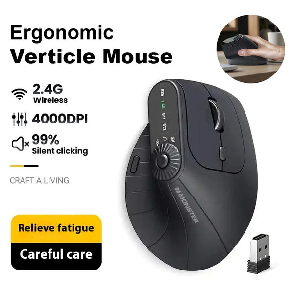 Smart Vertical Ergonomic Mouse - Infinitemartpk.store