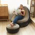Inflatable Sofa with Footrest With Free Electric Inflator