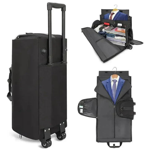 Convertible Duffle Garment Bag with Wheels - pikzystore.com