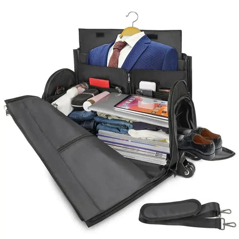 Convertible Duffle Garment Bag with Wheels - pikzystore.com