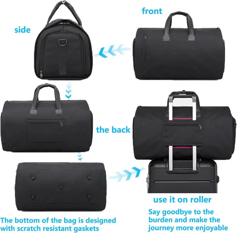Convertible Duffle Garment Bag without Wheel - pikzystore.com