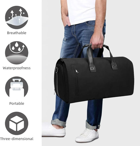 Convertible Duffle Garment Bag without Wheel - pikzystore.com