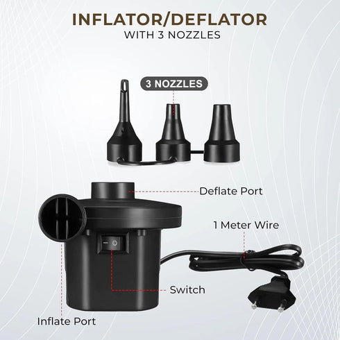 Inflatable Sofa with Footrest With Free Electric Inflator