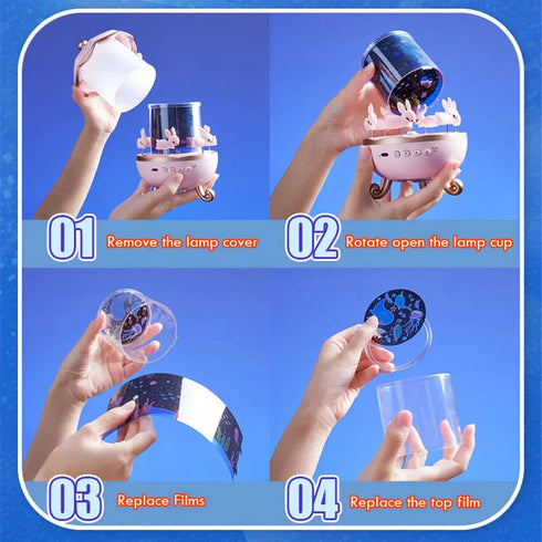 Magical LED Night Light Projector Lamp