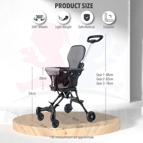 Foldable & Light Weight Baby Stroller - pikzystore.com