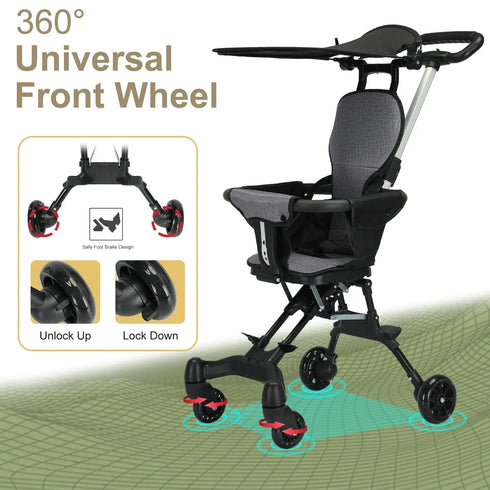 Foldable & Light Weight Baby Stroller - pikzystore.com