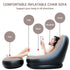 Inflatable Sofa with Footrest With Free Electric Inflator