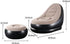 Inflatable Sofa with Footrest With Free Electric Inflator