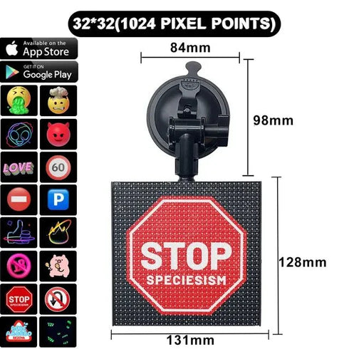 Full Color USB Bluetooth LED Display Board/Screen - pikzystore.com